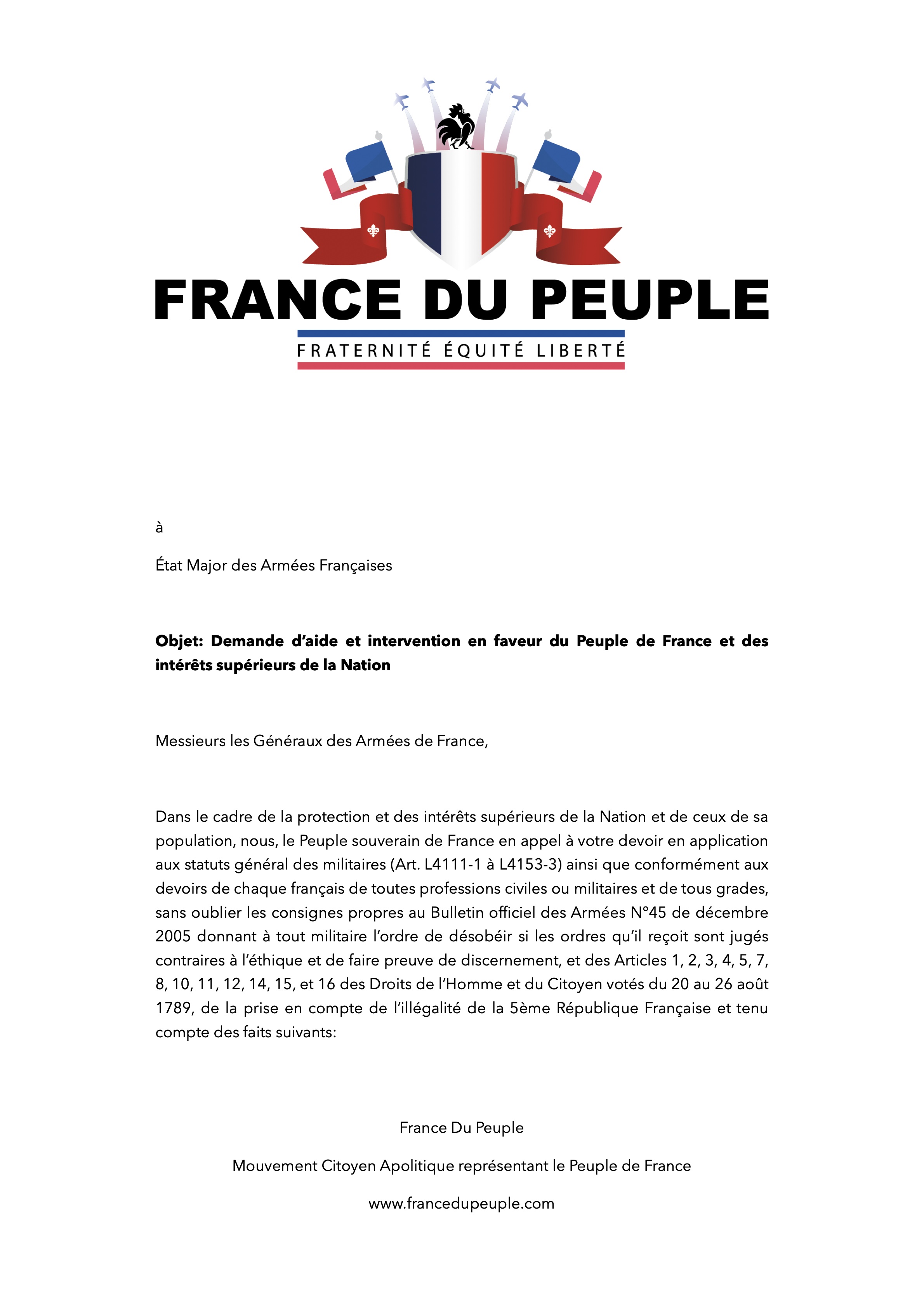 Publicité France du Peuple